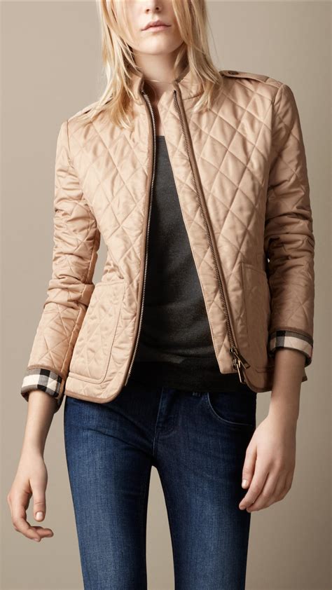 burberry brit diamond quilted jacket